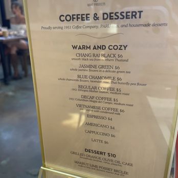 MAKE Cafe - Coffee menu - Breakfast & Brunch Near Me - San Diego, California