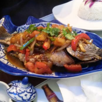 Thai Diner - It is a whole fish in an amazing sauce-yum! - Thai Near Me - Fort Wayne, Indiana Thai Diner - It is a whole fish in an amazing sauce-yum! - Thai Near Me - Fort Wayne, Indiana