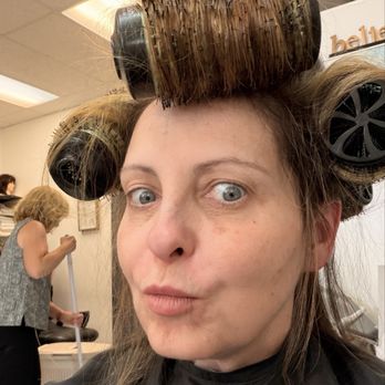 Bracha - Lots of big rollers! - Hair Salons Near Me - Chesapeake, Virginia