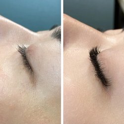 I love side profiles because it shows how lifting lash extensions are especially for straight, down pointing naturals!