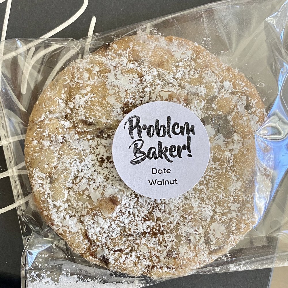 Problem Baker - 04.08.23 Date Walnut - dates anise & walnuts topped w/ powdered sugar... a Ramadan fan favorite! - Pop-up Shops Near Me - Bensalen, Pennsylvania