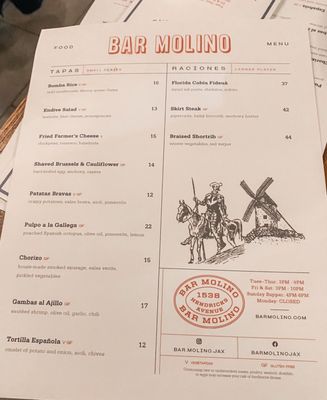 Menu photo 6 Bar Molino Jacksonville, FL Menu photo 6 Bar Molino Jacksonville, FL