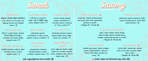 Menu photo 2 Sweet As Waffles Bellingham, WA Menu photo 2 Sweet As Waffles Bellingham, WA