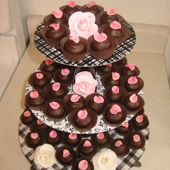 Jennifer Chocolates - Three tiered truffle display at Jennifer Chocolates. - Chocolatiers & Shops Near Me - Nakusp, British Columbia