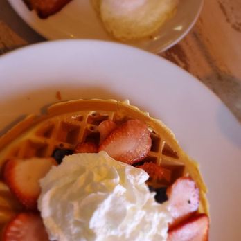 Toast Kitchen & Bar - Waffle berry combo - Breakfast & Brunch Near Me - Brea, California Toast Kitchen & Bar - Waffle berry combo - Breakfast & Brunch Near Me - Brea, California