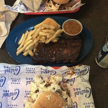 Central BBQ - Pulled Pork Slab of Ribs - Barbeque Near Me - Memphis, Tennessee Central BBQ - Pulled Pork Slab of Ribs - Barbeque Near Me - Memphis, Tennessee