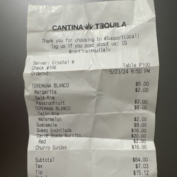 Cantina Tequila - Management -- hard to argue with timestamps. If credibility is an issue, go watch camera footage at 10:57. - Mexican Near Me - Henderson, Nevada Cantina Tequila - Management -- hard to argue with timestamps. If credibility is an issue, go watch camera footage at 10:57. - Mexican Near Me - Henderson, Nevada