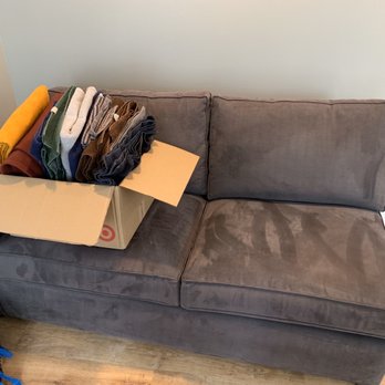 Spotless - Dirty couch before service - Home Cleaning Near Me - New York, New York