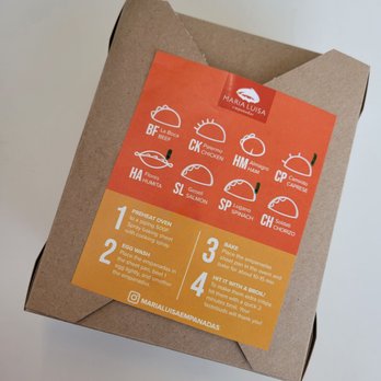 Maria Luisa Empanadas - My order to go... love the identification assistance! - Argentine Near Me - Seattle, Washington