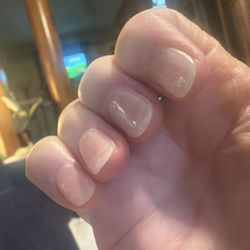 Ke Nails - Nails from today. Short & clear polish. Just how I love them!