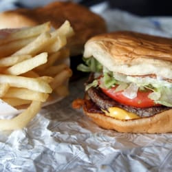 Short Stop - Bacon Cheeseburger and French Fries