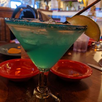 Frontera Grill - Blue moon margarita (small!) - Mexican Near Me - Attleboro, Massachusetts