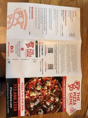 Menu photo 1 The Pizza Gene Stuart, FL