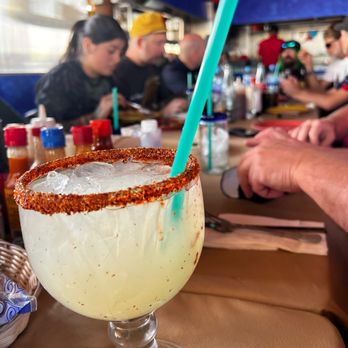 Mariscos las Tres Islas - House Marg + Tajin Rim - Mexican Near Me - Cabo San Lucas, MEX