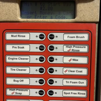 Crystal Clear Car Wash - They take credit cards and cash at the self washing bays - Car Wash Near Me - Riverton, Utah