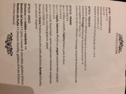 Menu photo 2 Teatro delle Birre Mantua, MN