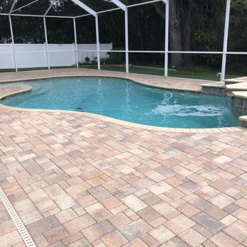 GulfCoast Brick Pavers - Fixed the gutter that was separating and leveled everything out - Landscape Architects or Designers Near Me - Lakeland, Florida GulfCoast Brick Pavers - Fixed the gutter that was separating and leveled everything out - Landscape Architects or Designers Near Me - Lakeland, Florida