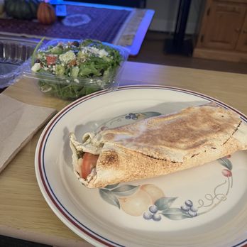 Aladdin's Eatery-Fairlawn - Hummus Tabouli Roll and Side Aladdin's Salad - Middle Eastern Near Me - Fairlawn, Ohio Aladdin's Eatery-Fairlawn - Hummus Tabouli Roll and Side Aladdin's Salad - Middle Eastern Near Me - Fairlawn, Ohio