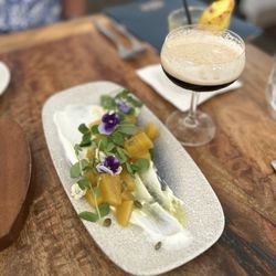 The Beach House - Beet salad and espresso martini