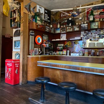 The Depot Cafe - Bar at The Depot with eclectic decor. - Seafood Near Me - Albany, Oregon