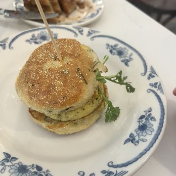 Georgie’s Corner Cafe - Breakfast sandwich on chive English muffin - Cafes Near Me - Pittsburgh, Pennsylvania