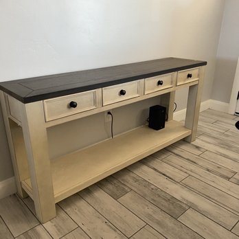 Ashley Store - Yellow/beige instead of whitewashed like It appeared in the store - Furniture Stores Near Me - Thatcher, Arizona Ashley Store - Yellow/beige instead of whitewashed like It appeared in the store - Furniture Stores Near Me - Thatcher, Arizona