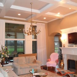 Cornerstone Painting and Drywall - Sagamore home in Noblesville custom interior painting project, November 2011. Ceilings, walls and trim.
