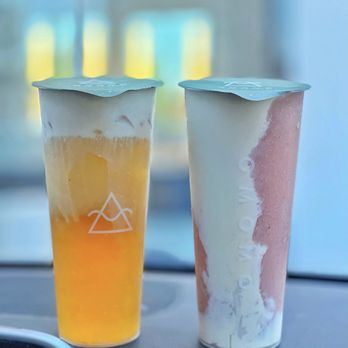 OMOMO Tea Shoppe - Bee Peachy & Itchy Peachy | IG @moniquedao - Bubble Tea Near Me - Brea, California OMOMO Tea Shoppe - Bee Peachy & Itchy Peachy | IG @moniquedao - Bubble Tea Near Me - Brea, California