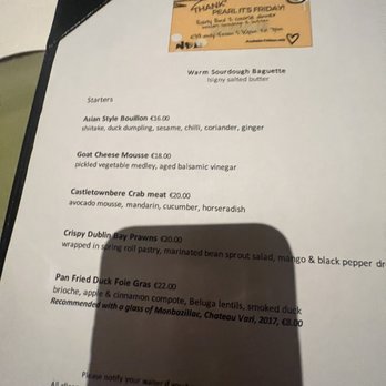 Pearl Brasserie - Appetizer menu - Brasseries Near Me - Dublin, D