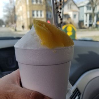 Miko's Italian Ice - Deliciously refreshing combo of mango and coconut. The mango alone is AMAZING!! - Shaved Ice Near Me - Chicago, Illinois Miko's Italian Ice - Deliciously refreshing combo of mango and coconut. The mango alone is AMAZING!! - Shaved Ice Near Me - Chicago, Illinois