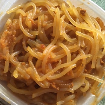 Grill City - A classic "entrée" of pancit palabok. Misleading to say entrée, they should just say "side". An entrée has bigger portions. - Filipino Near Me - Vallejo, California Grill City - A classic "entrée" of pancit palabok. Misleading to say entrée, they should just say "side". An entrée has bigger portions. - Filipino Near Me - Vallejo, California