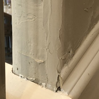 Stair Solution - This is their workmaship - this is how my home, wall/staircase was left for a painter to come in and caulk/sand & paint!!!! - General Contractors Near Me - Alpharetta, Georgia