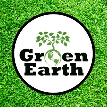 Green Earth Landscaping - a green earth logo on a patch of grass - Landscaping Near Me Green Earth Landscaping - a green earth logo on a patch of grass - Landscaping Near Me
