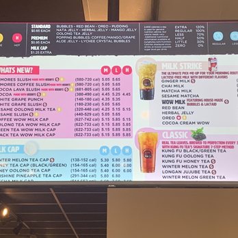 Kung Fu Tea Greenwood - Menu - Bubble Tea Near Me - Indianapolis, Indiana