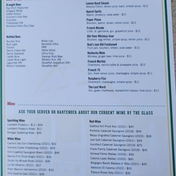 The Place - Lunch menu - American Near Me - Buffalo, New York