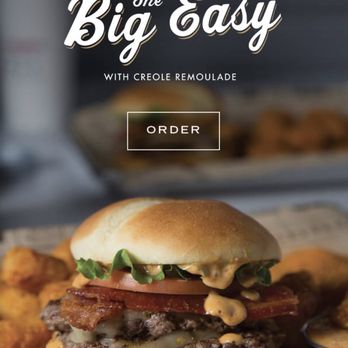 Wayback Burgers - a picture of a big easy burger - Burgers Near Me - Burlington, Massachusetts Wayback Burgers - a picture of a big easy burger - Burgers Near Me - Burlington, Massachusetts