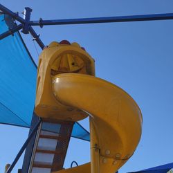 Potosi Park - Dirty slide and graffiti everywhere.