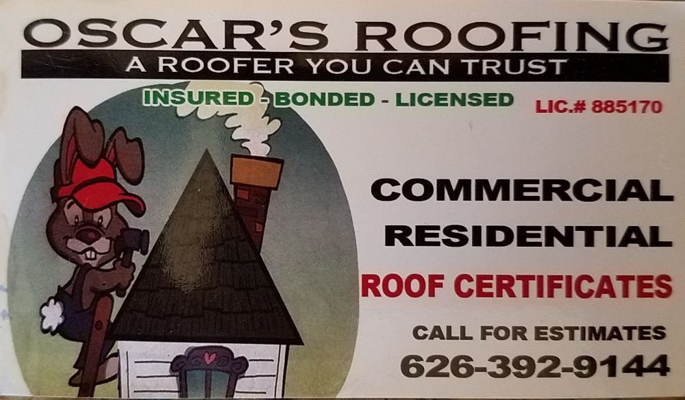 Slide of Oscar's Roofing