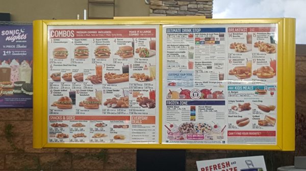 Menu photo 3 Sonic Drive-In Beaumont, CA