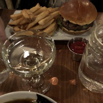 Peckish Pig - Lamb burger. Love the Presecco. - Breakfast & Brunch Near Me - Evanston, Illinois Peckish Pig - Lamb burger. Love the Presecco. - Breakfast & Brunch Near Me - Evanston, Illinois