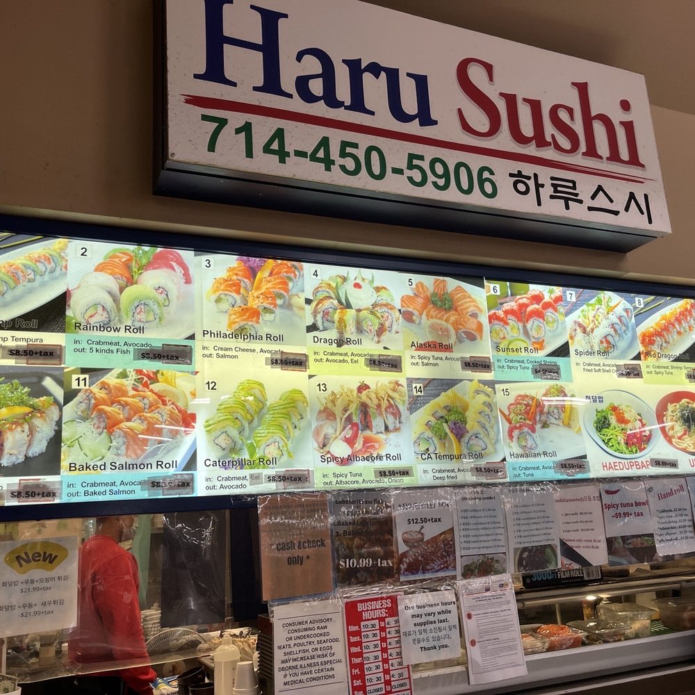 Haru Sushi - Menu - Sushi Bars Near Me - Buena Park, California Haru Sushi - Menu - Sushi Bars Near Me - Buena Park, California