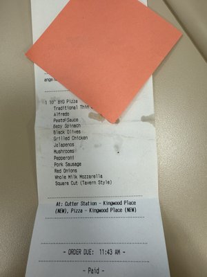 Crust Pizza Co. - Northpark Kingwood Place by null