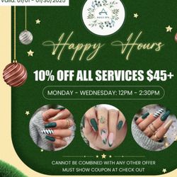 A Nails Spa - Copy of the coupon that they refused to honor even though I did go during the day and time the coupon stated.