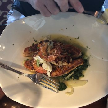 Pappadeaux Seafood Kitchen - Crispy Atlantic Salmon & Scallop - Seafood Near Me - Pharr, Texas