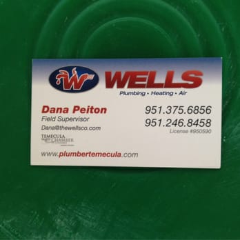 Wells Plumbing Heating & Air - Definitely worth giving a call! - Heating & Air Conditioning/HVAC Near Me - Temecula, California