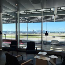 Swiss Lounge E - View from Swiss Air Lounge