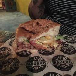 Madero 10 - Burger is bigger than anticipated!