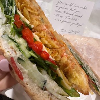 Don Daisy’s - Don Veggie Sandwich with ciabatta bread - Sandwiches Near Me - Glendale, California