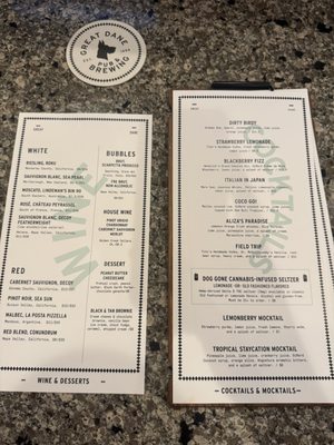 Menu photo 2 The Great Dane Pub & Brewing Company Madison, WI Menu photo 2 The Great Dane Pub & Brewing Company Madison, WI