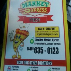 Middlefield BP - Bp pizza shop menu